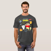 Crayon Shin-chan happy Shiro Dance samen T-shirt (Voorkant volledig)
