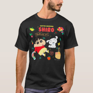 Crayon Shin-chan HappyShiro Picnic Premium T-shirt