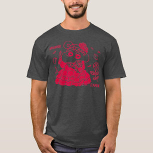 Crayon Shin-chan Himawari en flamenco T-shirt