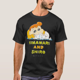 Crayon Shin-chan Himawari Shiro Eén punt T-shirt
