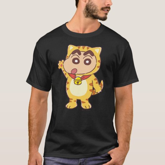 Crayon Shin-chan Kitten Play party Shin-chan T-shirt (Voorkant)