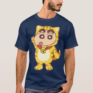 Crayon Shin-chan Kitten Play party Shin-chan T-shirt