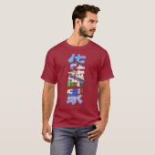 Crayon Shin-chan Sato familie T-shirt (Voorkant volledig)