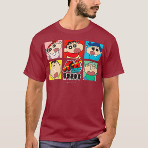 Crayon Shin-chan set Kasukabe Defence Corps T-shirt