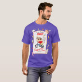 Crayon Shin-chan Shin-chan en fietsdessert T-shirt (Voorkant volledig)