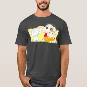 Crayon Shin-chan Shin-chan met Himawari T-shirt