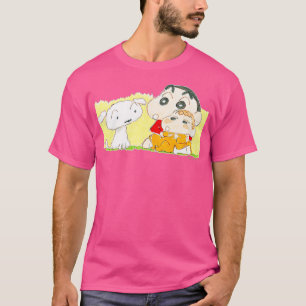 Crayon Shin-chan Shin-chan met Himawari T-shirt