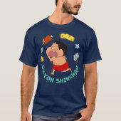 Crayon Shin-chan Shin-chan Primitief tijdperk T-shirt (Voorkant)