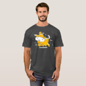 Crayon Shin-chan Shiro Regenachtige wandeling T-shirt (Voorkant volledig)