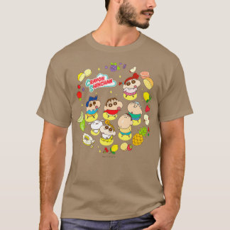 Crayon Shin-chan Veel fruit Dessert Tijd T-shirt