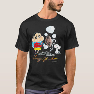 Crayon Shin-chanShin-chan Shiro en Roasted T-shirt