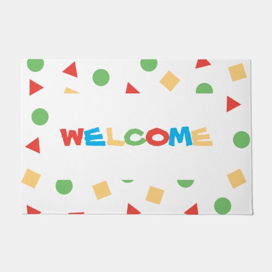 Crayon Shinchan Pajamas Geïnspireerd kleurrijk pat Deurmat (Voorkant)