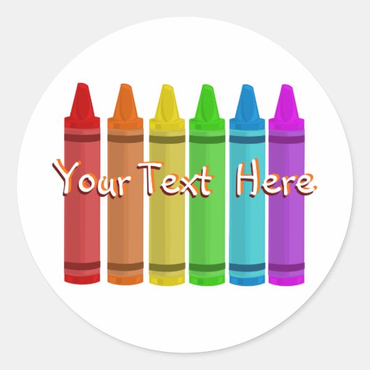 Crayon Stickers (Voorkant)