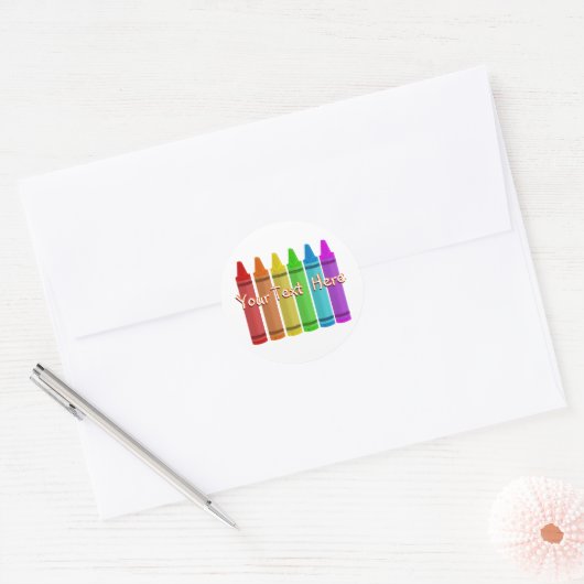Crayon Stickers (Envelop)