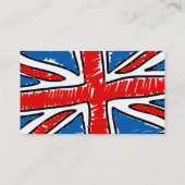 Crayon Union Jack Visitekaartje (Achterkant)