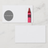 Crayon Visitekaartje (Voorkant / Achterkant)