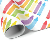 Crayon Wrapping Paper Cadeaupapier (Rol Hoek)
