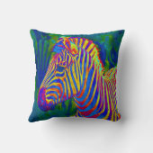 crayon zebra kussen (Achterkant)