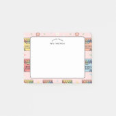 Crayonpatroon voor waardering voor leraren post-it® notes (Voorkant)
