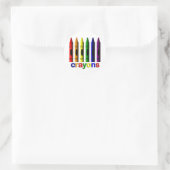Crayons Art voor Kinderen Sticker (Tas)
