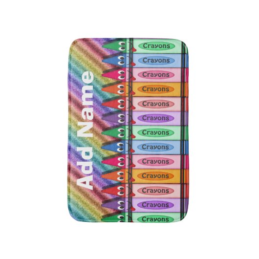 Crayons Bedroom Rug Mat Home Decor (Voorkant Verticaal)