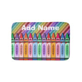 Crayons Bedroom Rug Mat Home Decor (Voorkant)