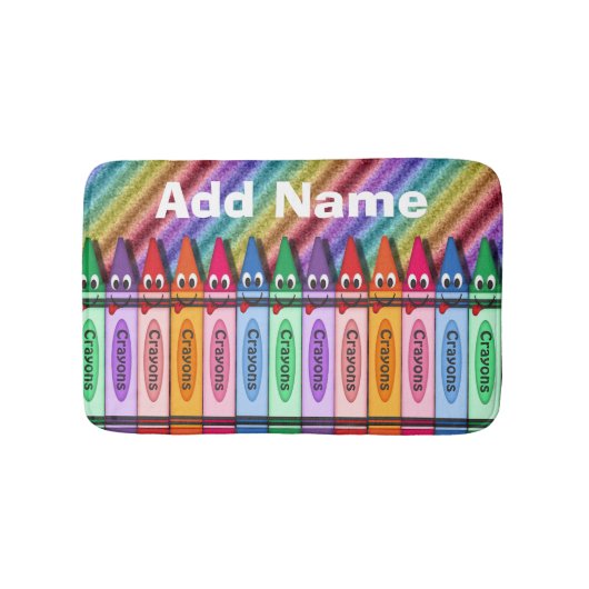 Crayons Bedroom Rug Mat Home Decor (Voorkant)