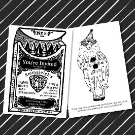 Crayons Box Invitation Kaart