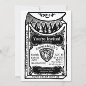  Crayons Box Invitation Kaart (Voorkant)