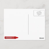 Crayons Briefkaart (Achterkant)