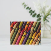 Crayons Briefkaart (Staand voorkant)