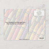 Crayons Briefkaart (Achterkant)