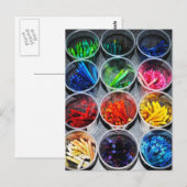 Crayons Briefkaart (Voorkant / Achterkant)