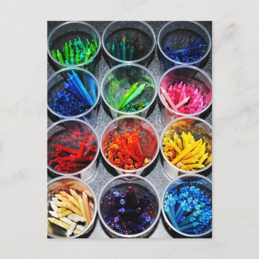 Crayons Briefkaart (Voorkant)