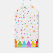 Crayons cadeau label, Valentijnsdag label Cadeaulabel (Achterkant)