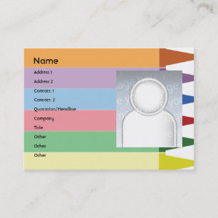 Crayons - Chubby Visitekaartje