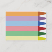 Crayons - Chubby Visitekaartje (Achterkant)