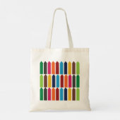 Crayons Elementary School Teacher Kids Colorful Tote Bag (Achterkant)