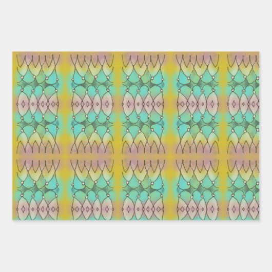 Crayons en potloden & arty doodle inpakpapier (Voorkant 3)