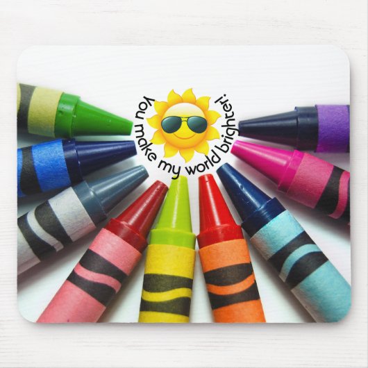 Crayons en Sunshine Muismat (Voorkant)