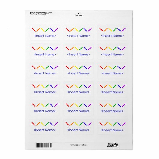 Crayons Etiket (Full Sheet)