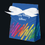 Crayons Kids Birthday Art Cute Colorful Bedankdoosjes<br><div class="desc">Het ontwerp van een feestdag voor de Cute crayons is geweldig voor een kunstfeest voor een eerste verjaardag of een peuter- of kinderfeestje! Kleurrijk en leuk met een regenboog van krijtjes!</div>