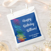 Crayons Kids Birthday Art Cute Colorful Bedankzakje (Geknipt)