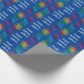 Crayons Kids Birthday Art Cute Colorful Cadeaupapier (Hoek)