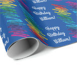 Crayons Kids Birthday Art Cute Colorful Cadeaupapier<br><div class="desc">Het ontwerp van een feestdag voor de Cute crayons is geweldig voor een kunstfeest voor een eerste verjaardag of een peuter- of kinderfeestje! Kleurrijk en leuk met een regenboog van krijtjes!</div>