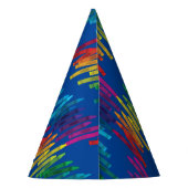 Crayons Kids Birthday Art Cute Colorful Feesthoedjes (Achterkant)