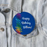 Crayons Kids Birthday Art Cute Colorful Ronde Button 4,0 Cm<br><div class="desc">Het ontwerp van een feestdag voor de Cute crayons is geweldig voor een kunstfeest voor een eerste verjaardag of een peuter- of kinderfeestje! Kleurrijk en leuk met een regenboog van krijtjes!</div>