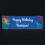 Crayons Kids Birthday Art Cute Colorful Spandoek<br><div class="desc">Het ontwerp van een feestdag voor de Cute crayons is geweldig voor een kunstfeest voor een eerste verjaardag of een peuter- of kinderfeestje! Kleurrijk en leuk met een regenboog van krijtjes!</div>