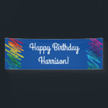 Crayons Kids Birthday Art Cute Colorful Spandoek<br><div class="desc">Het ontwerp van een feestdag voor de Cute crayons is geweldig voor een kunstfeest voor een eerste verjaardag of een peuter- of kinderfeestje! Kleurrijk en leuk met een regenboog van krijtjes!</div>