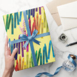 Crayons Kids Birthday Art Cute Colorful Wrap Cadeaupapier<br><div class="desc">Het ontwerp van een feestdag voor de Cute crayons is geweldig voor een kunstfeest voor een eerste verjaardag of een peuter- of kinderfeestje! Kleurrijk en leuk met een regenboog van krijtjes!</div>